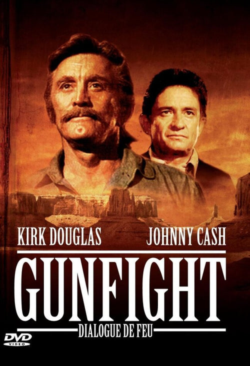 A Gunfight (1971) Movie on DVD $9.99 Starring Johnny Cash Kirk Douglas