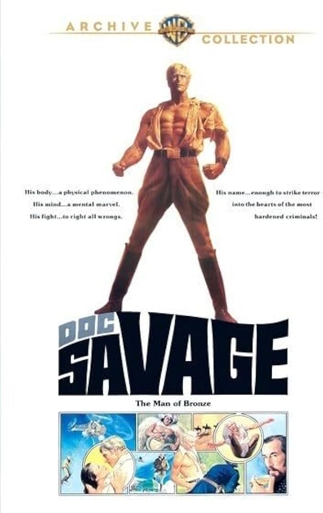 Doc Savage The Man of Bronze Movie on DVD (1975)