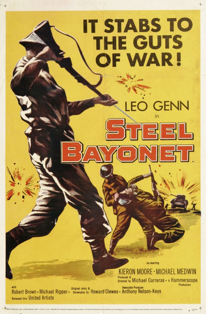 Steel Bayonet Movie on DVD $9.99