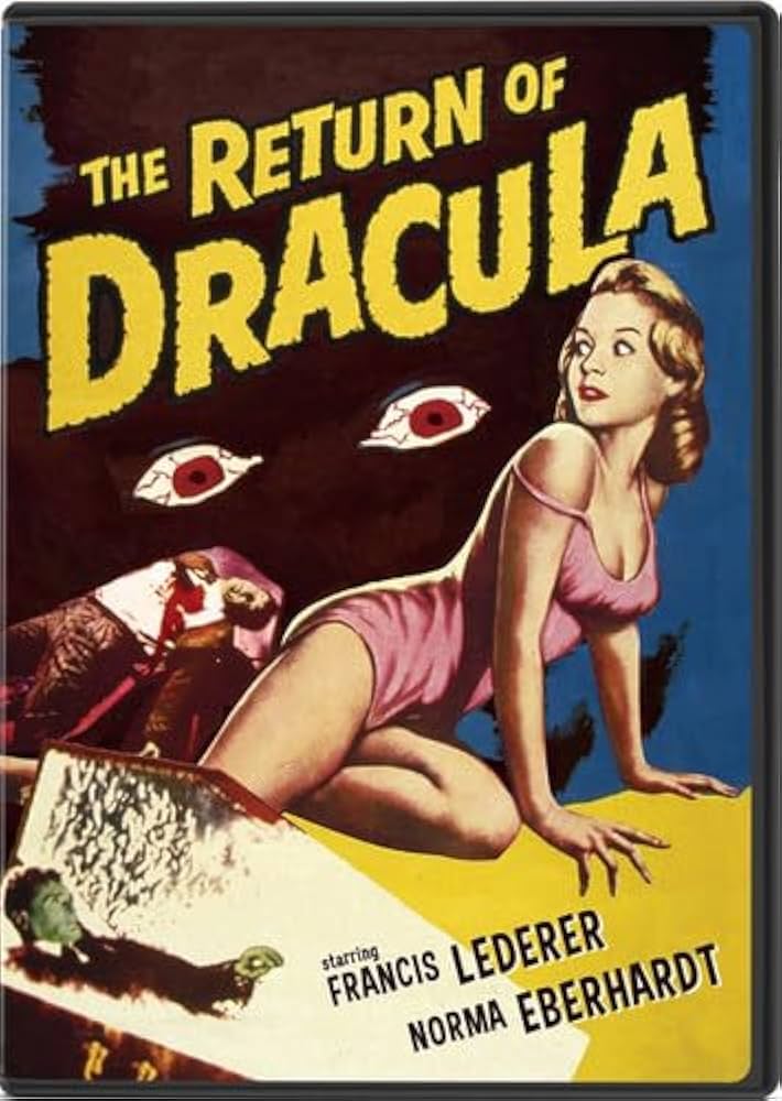 The Return of Dracula (1958) DVD Movie on DVD $9.99
