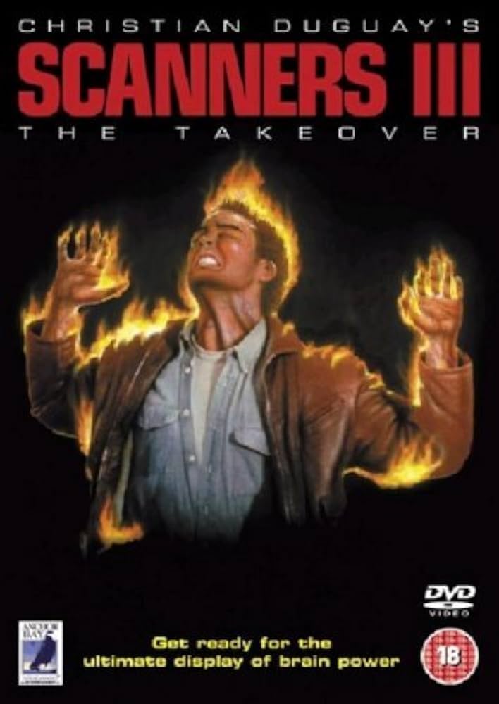 Scanners III: The Takeover (1992) DVD Movie on DVD $9.99