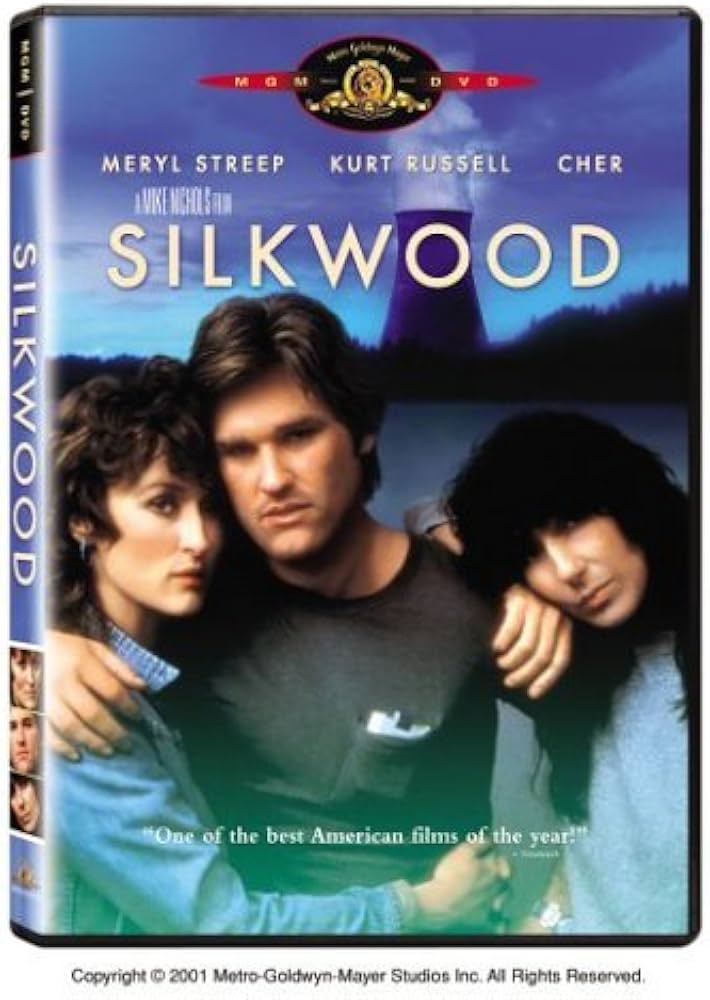 Silkwood (1983) DVD Starring Meryl Streep, Kurt Russell, Cher ONLY