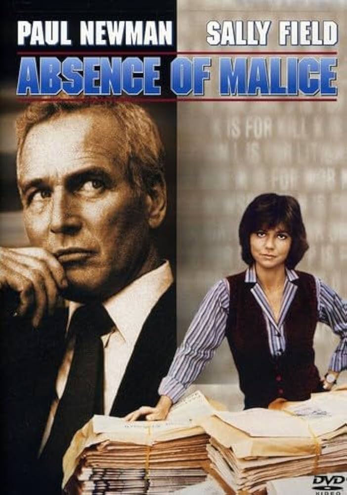 Absence of Malice Movie on DVD (1981)