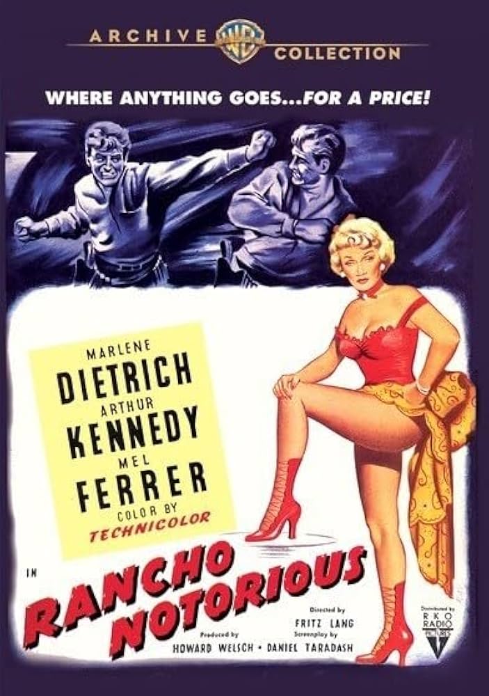 Rancho Notorious (1952) Movie on DVD $9.99
