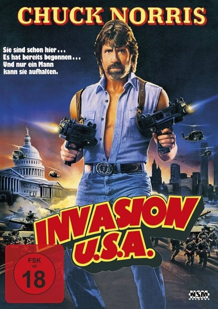 Invasion U.S.A Movie on DVD $9.99 Stars Chuck Norris