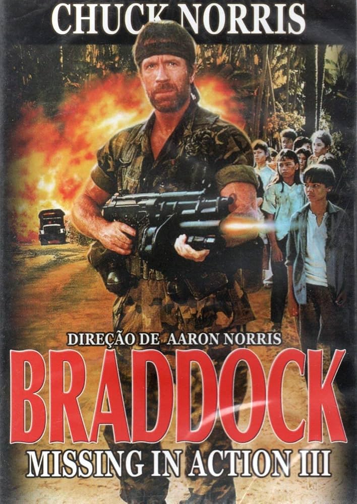 Braddock: Missing in Action III Movie on DVD $9.99 Stars Chuck Norris
