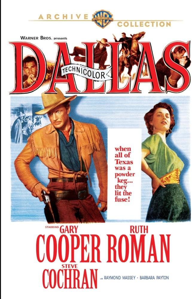 Dallas (1950) Movie on DVD $9.99