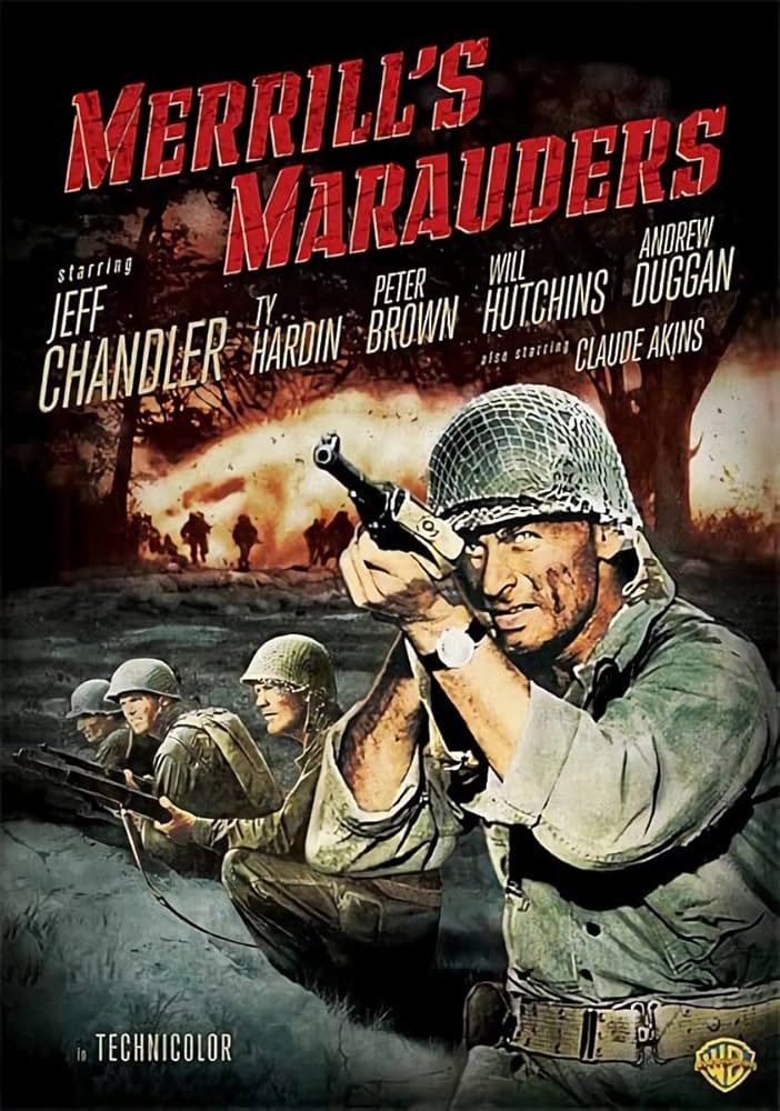 Merrill’s Marauders (1962) Movie on DVD $9.99
