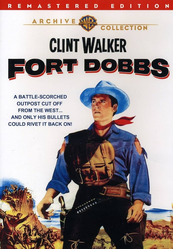 Fort Dobbs (1958) Movie on DVD $9.99