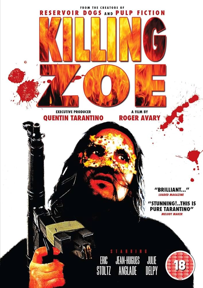 Killing Zoe Movie on DVD (1993)