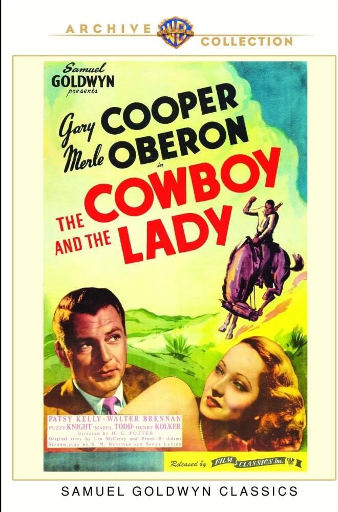 The Cowboy and the Lady Movie on DVD (1938)