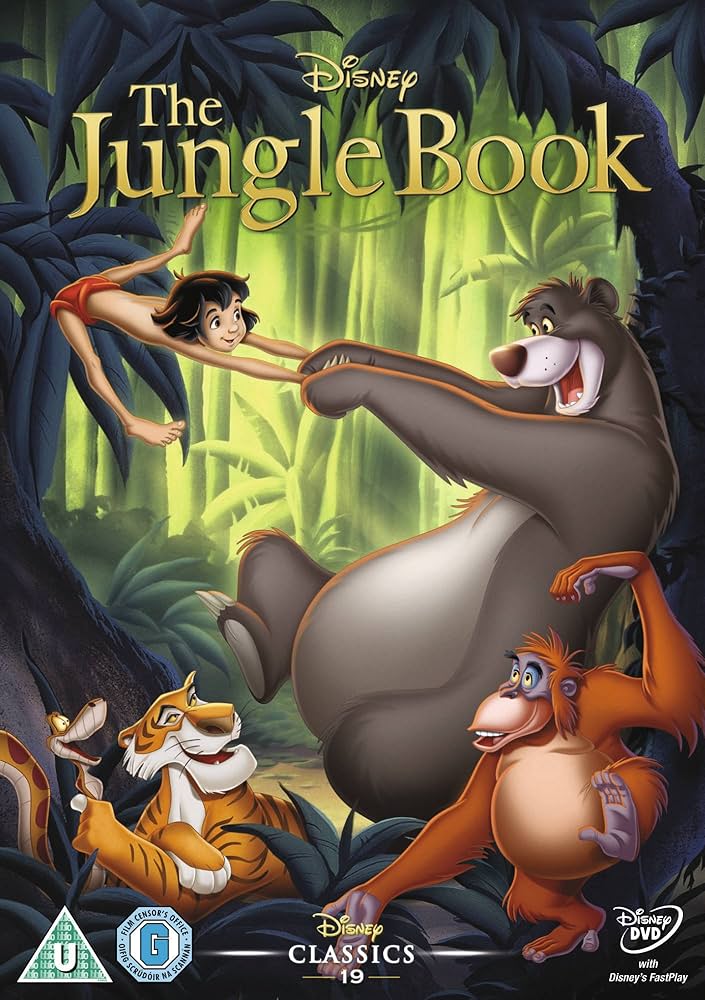 The Jungle Book Movie on DVD (1967)