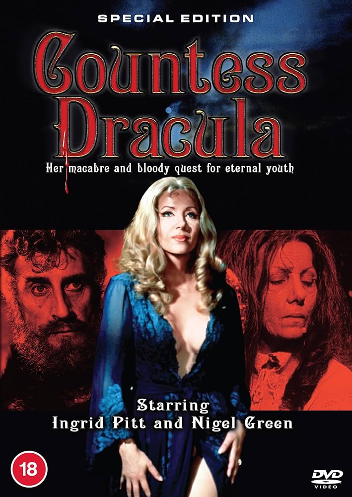 Countess Dracula (1971) Movie on DVD $9.99
