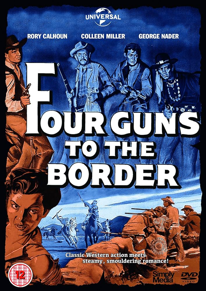 Four Guns to the Border Movie on DVD $9.99