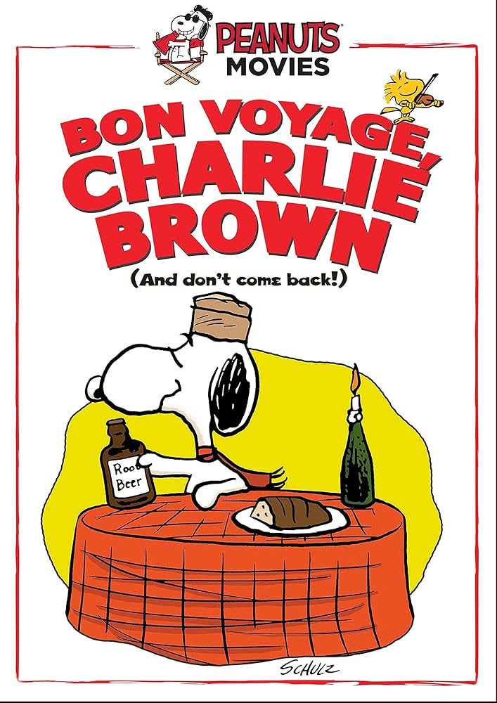 Bon Voyage Charlie Brown Movie on DVD $9.99