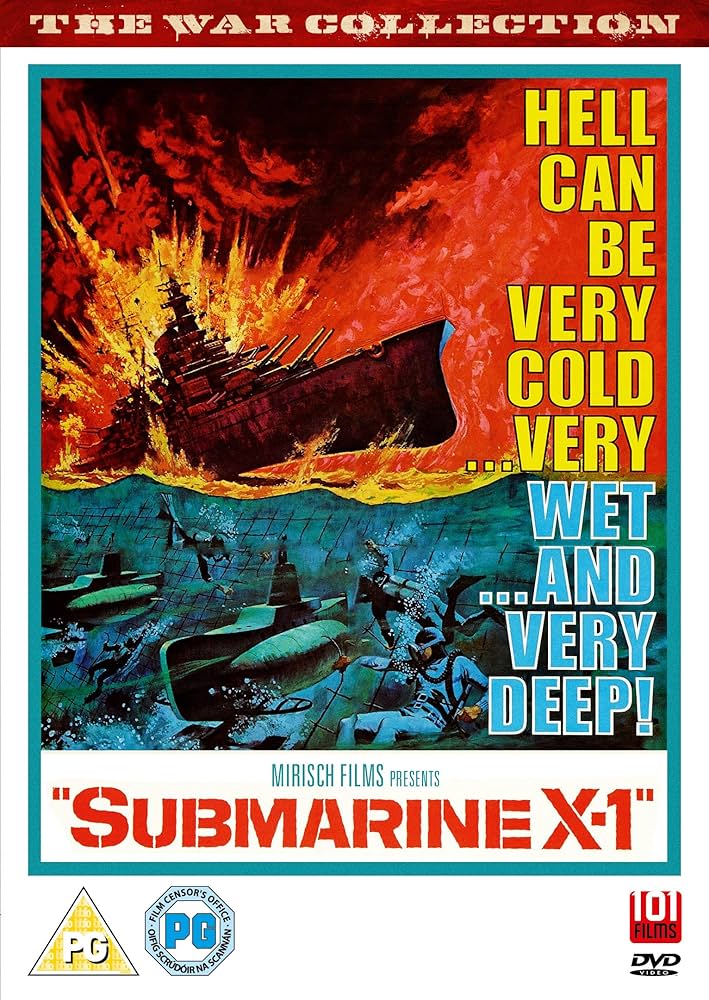 Submarine X-1 (1968) Movie on DVD $9.99