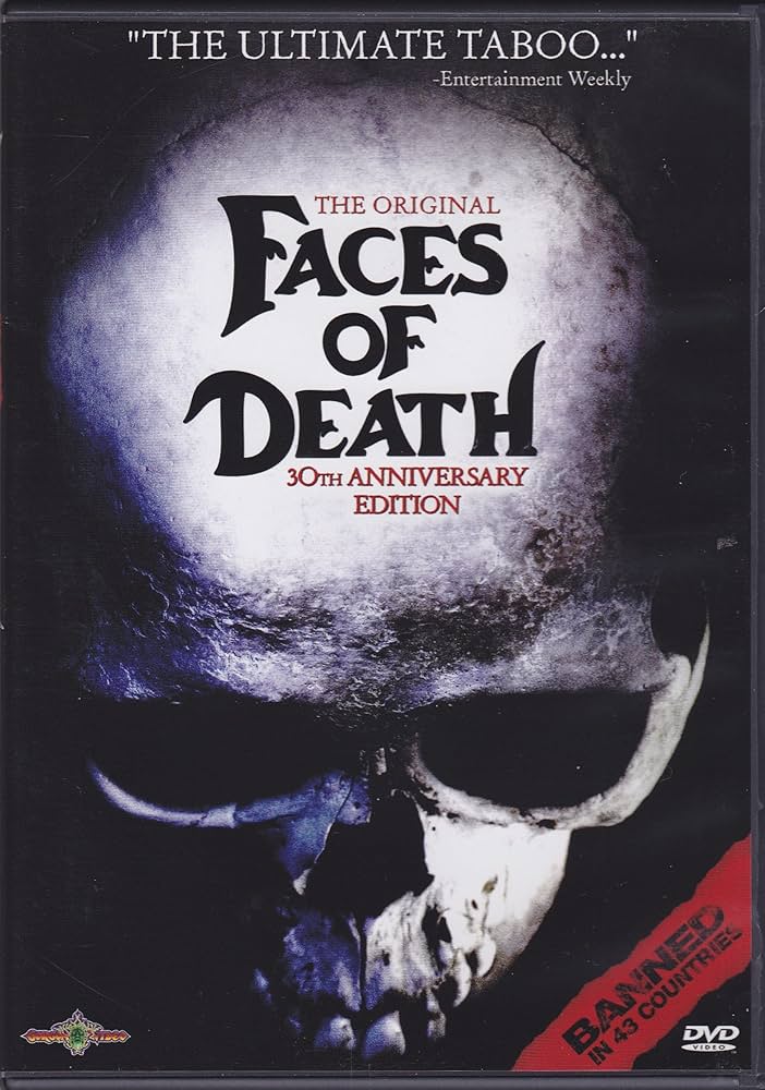 Faces of Death Movie on DVD $9.99
