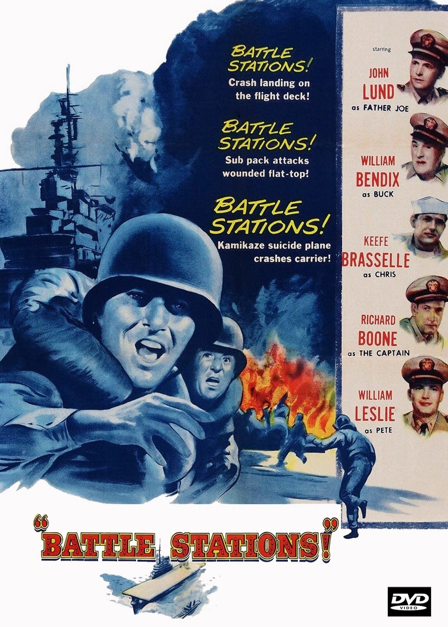 Battle Stations Movie on DVD (1956)