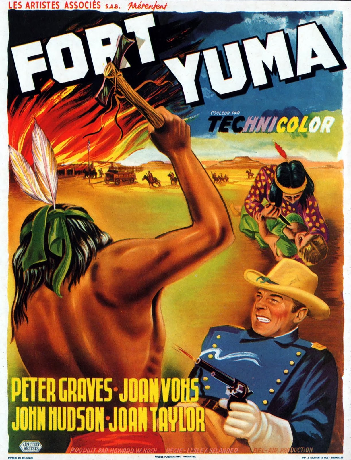 Fort Yuma (1955) Movie on DVD $9.99