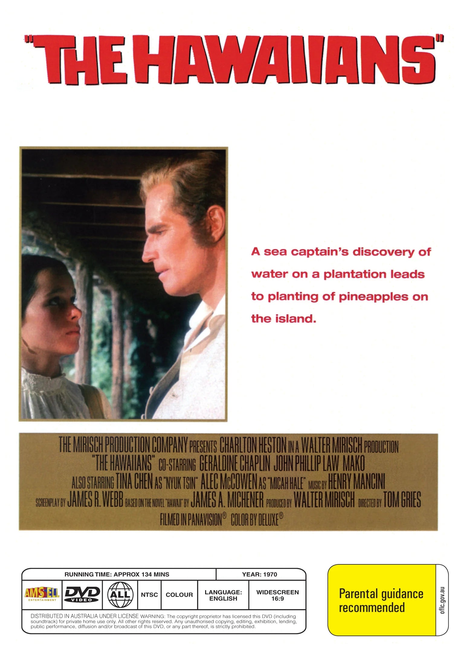The Hawaiians Movie on DVD (1970)