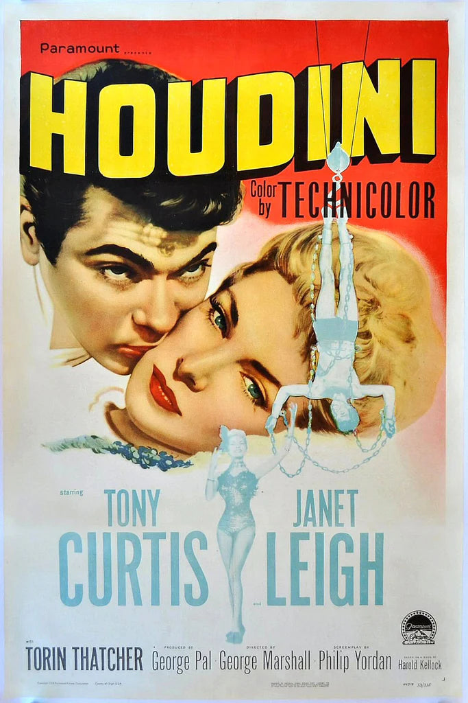 Houdini Movie on DVD (1953)