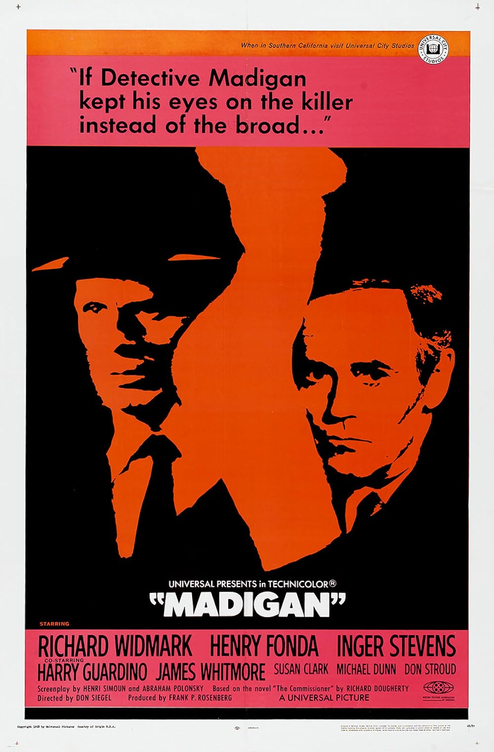 Madigan Movie on DVD (1968)