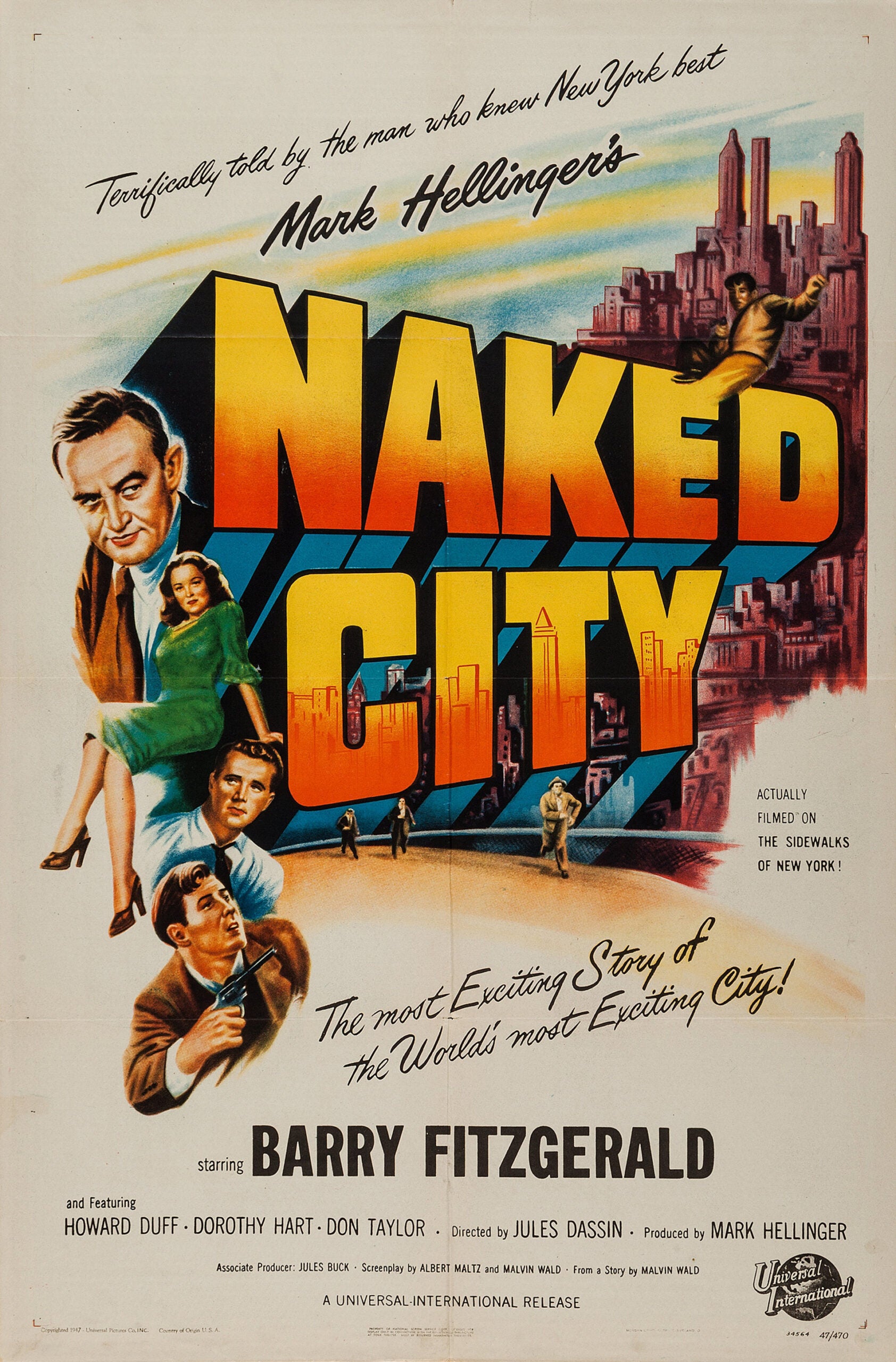 The Naked City (1948) DVD Movie on DVD $9.99