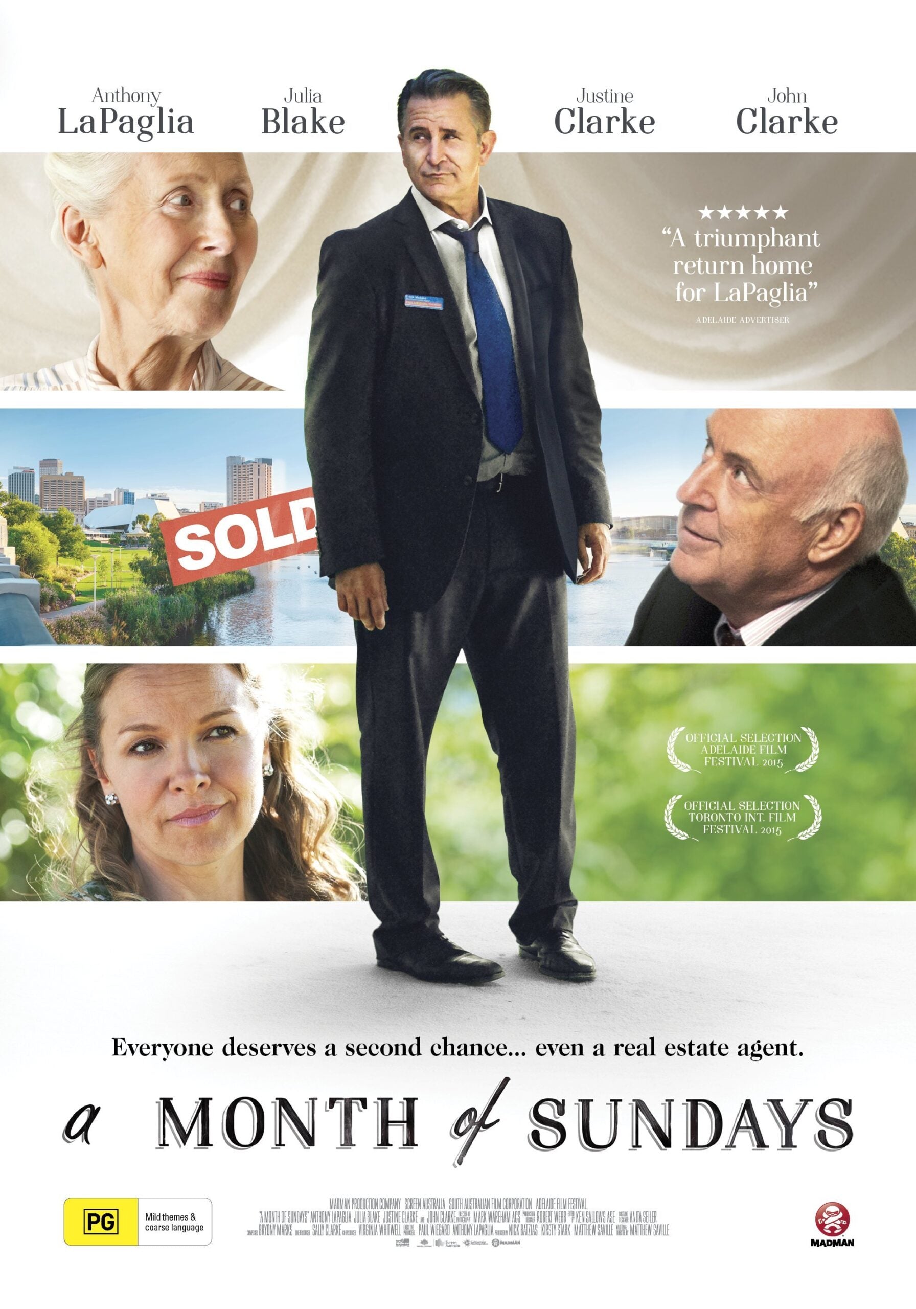 A Month of Sundays Movie on DVD (2001)
