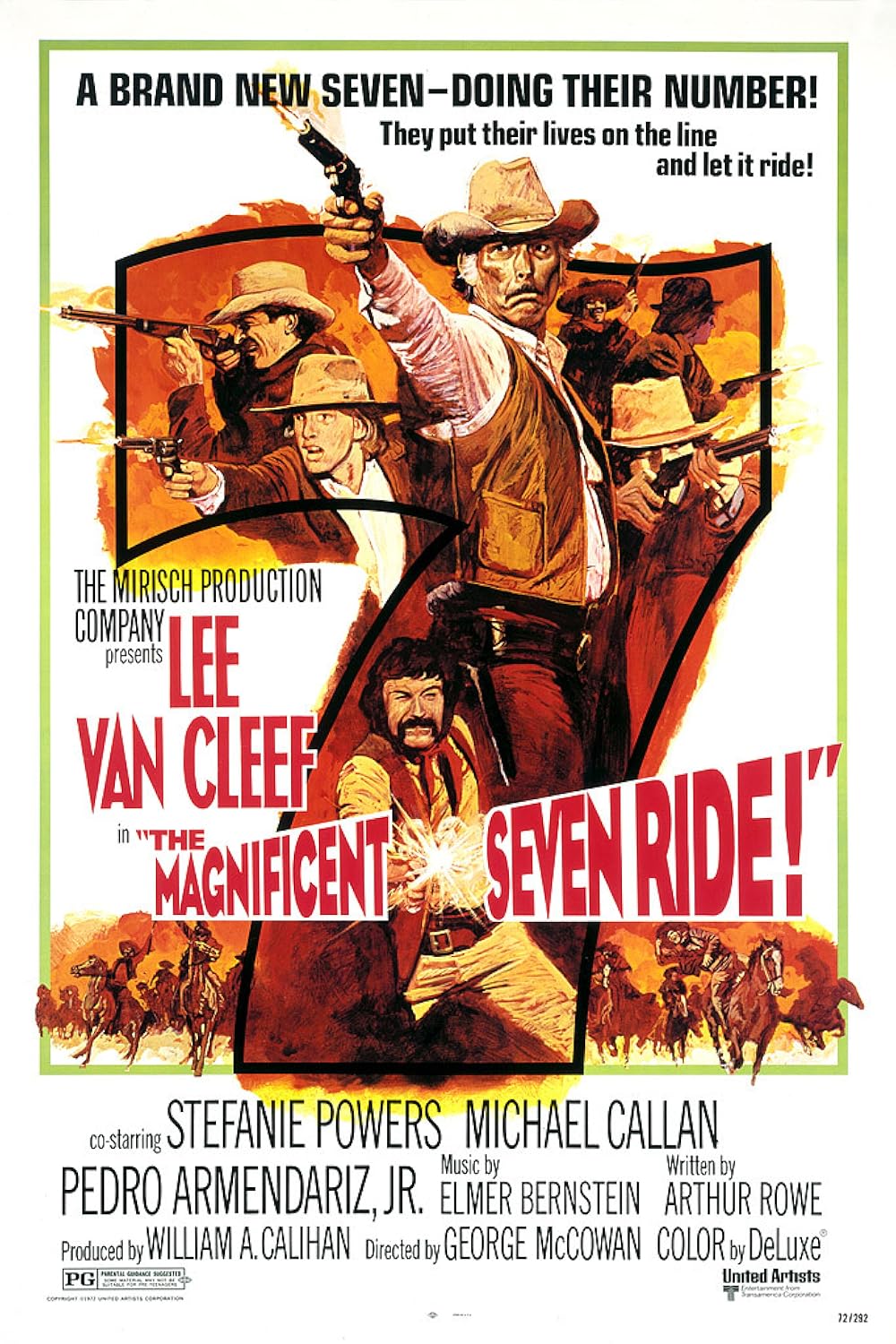 The Magnificent Seven Ride Movie on DVD (1972)