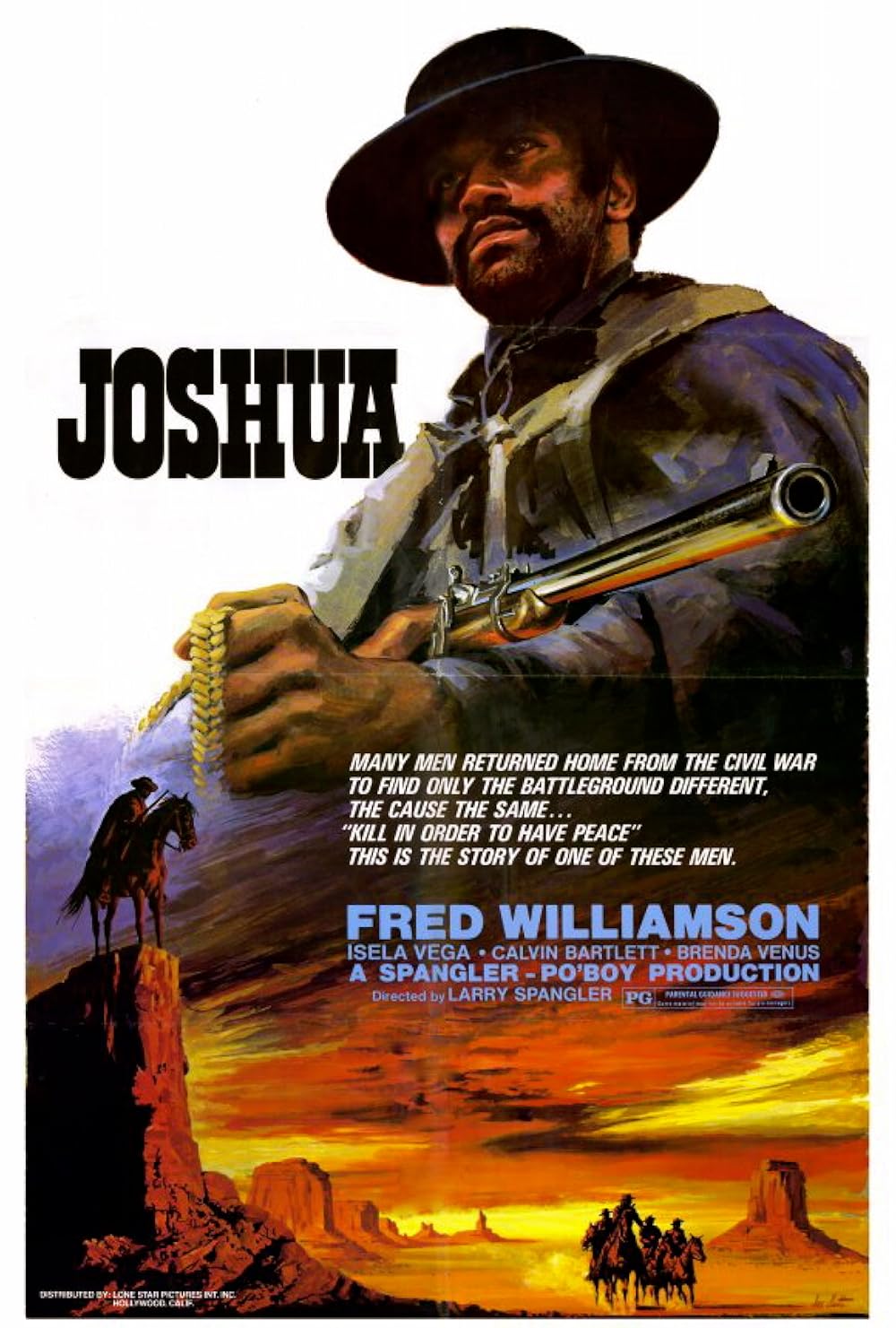 Joshua the Black Rider Movie on DVD (1976)