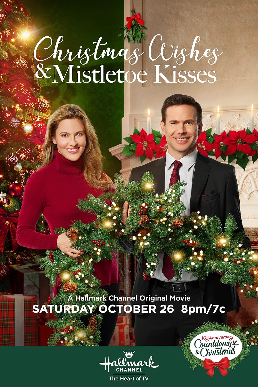 Christmas Wishes and Mistletoe Kisses DVD MOVIES
