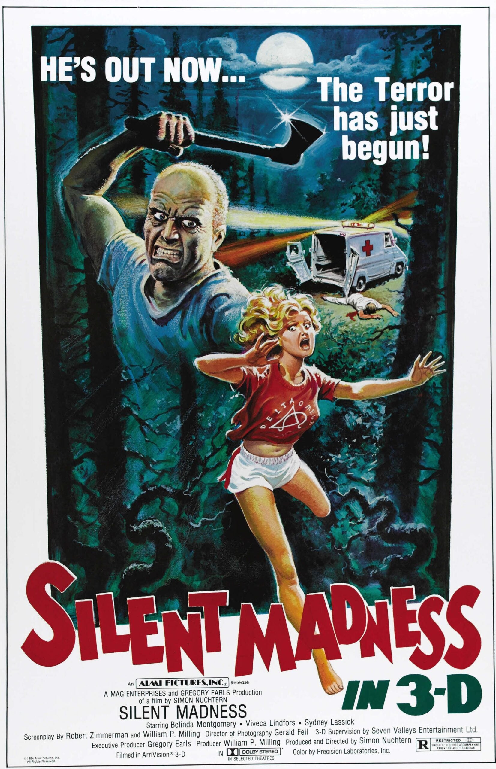 Silent Madness Movie on DVD (1984)