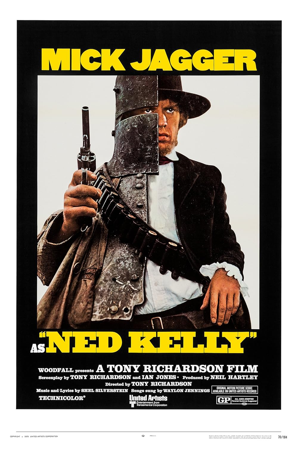 Ned Kelly (1970) Movie on DVD $9.99