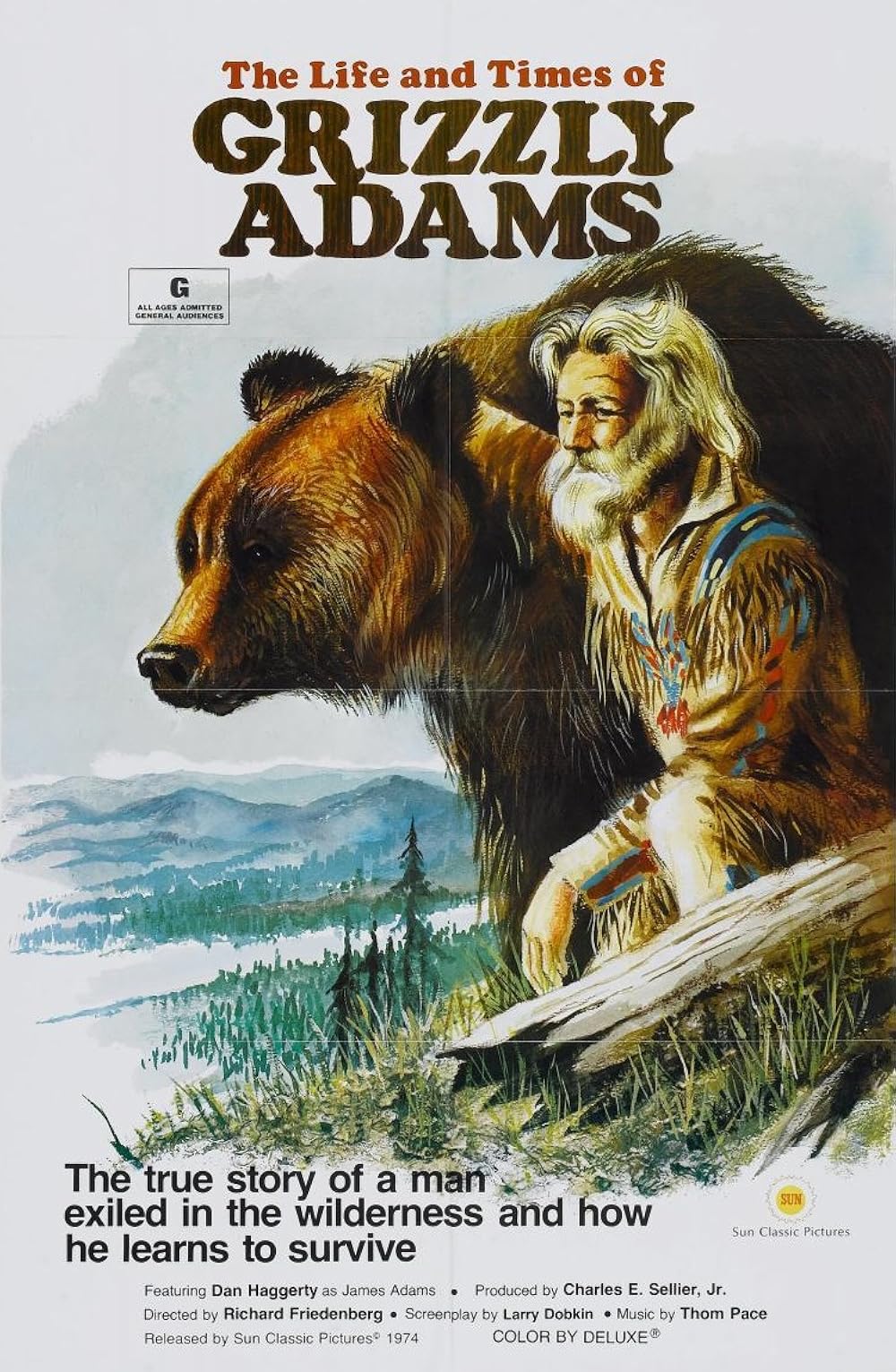 The Life and Times of Grizzly Adams Movie on DVD (1974)