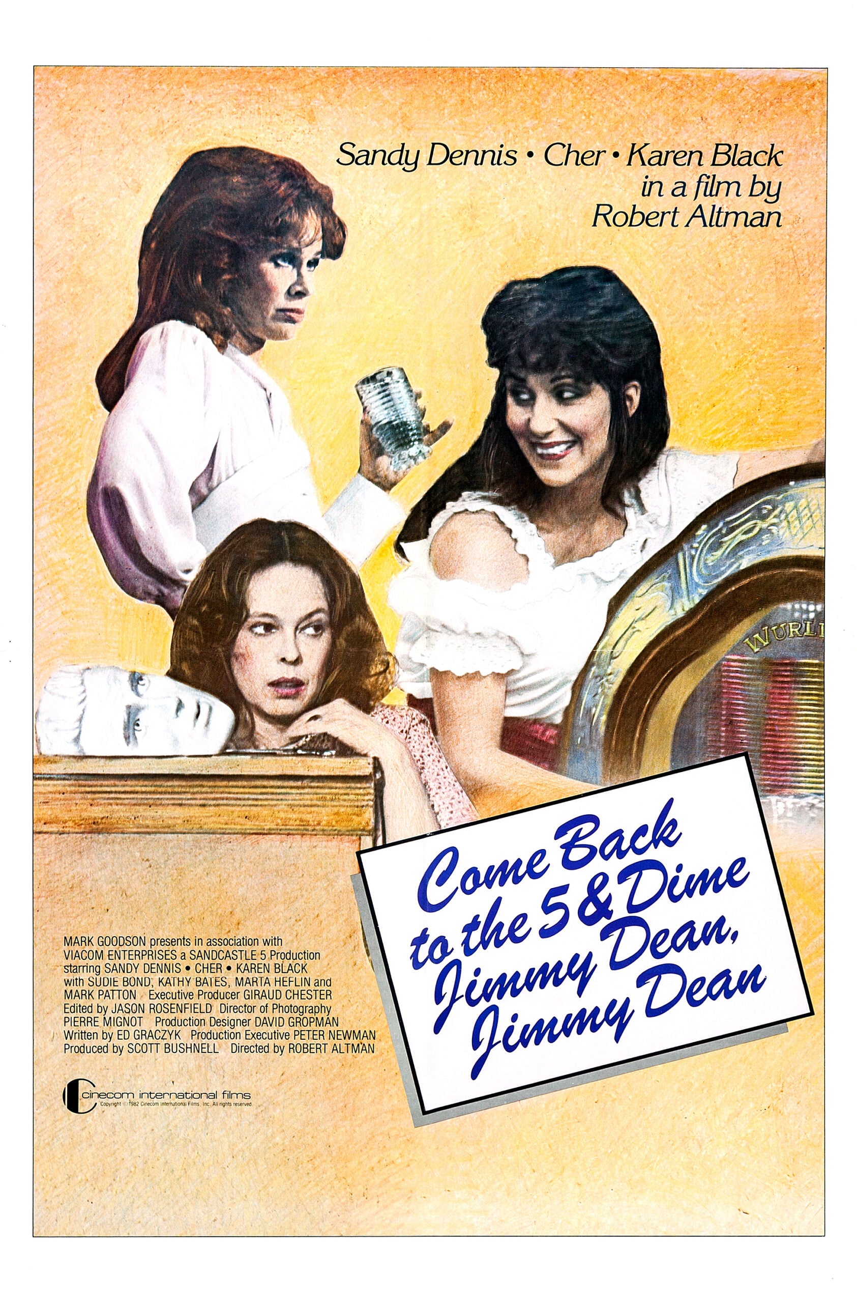 Come Back to the Five & Dime, Jimmy Dean, Jimmy Dean Movie on DVD $9.99