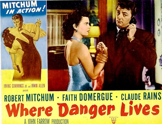 Where Danger Lives Movie on DVD (1950)