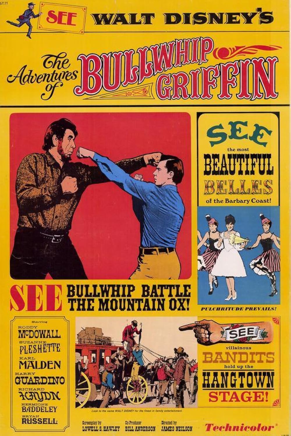 The Adventures of Bullwhip Griffin Movie on DVD (1967)