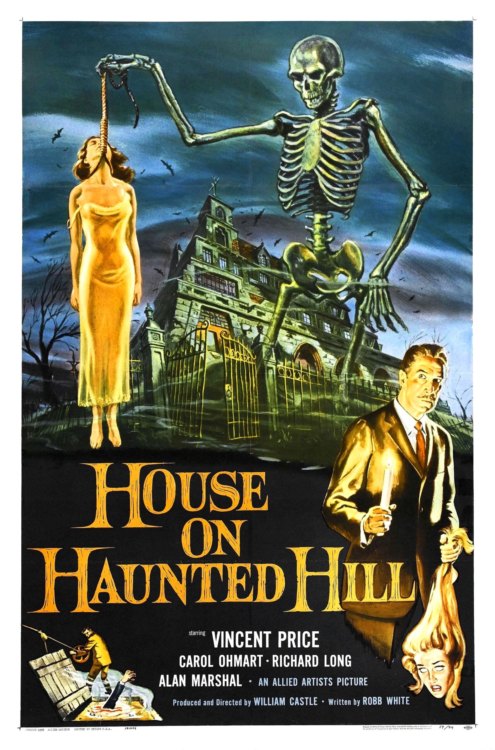 House on Haunted Hill Movie on DVD $9.99