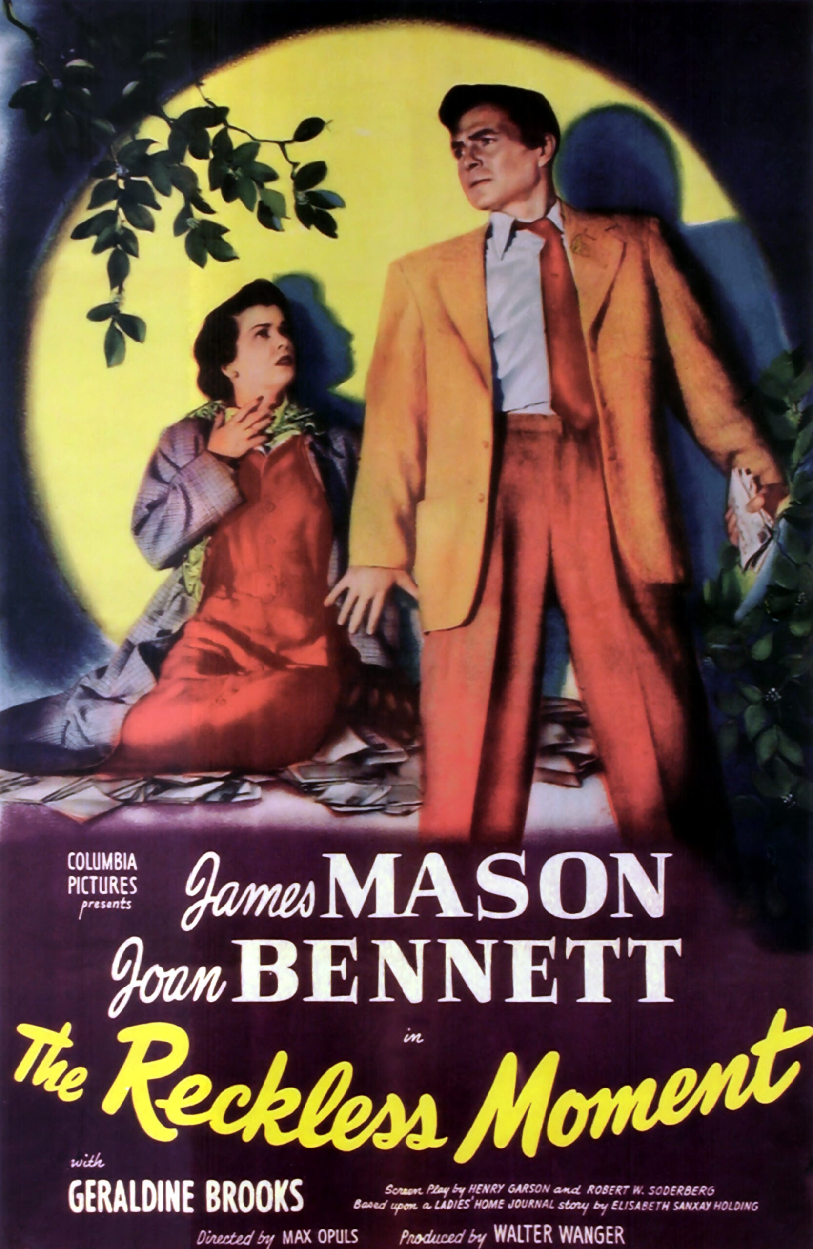 The Reckless Moment (1949) DVD Movie on DVD $9.99