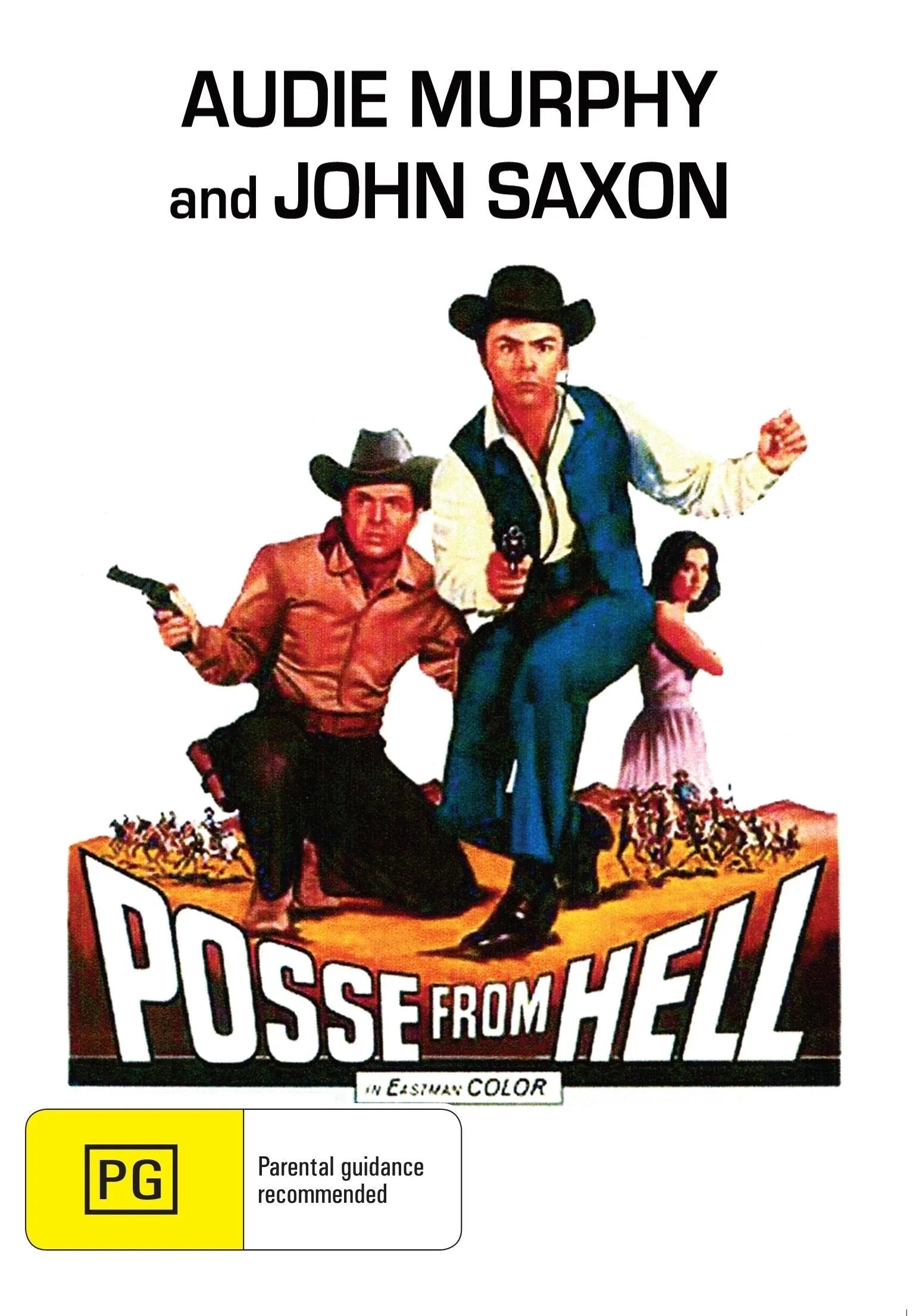 Posse From Hell on DVD, Classical Western, Audie Murphy, John Saxon