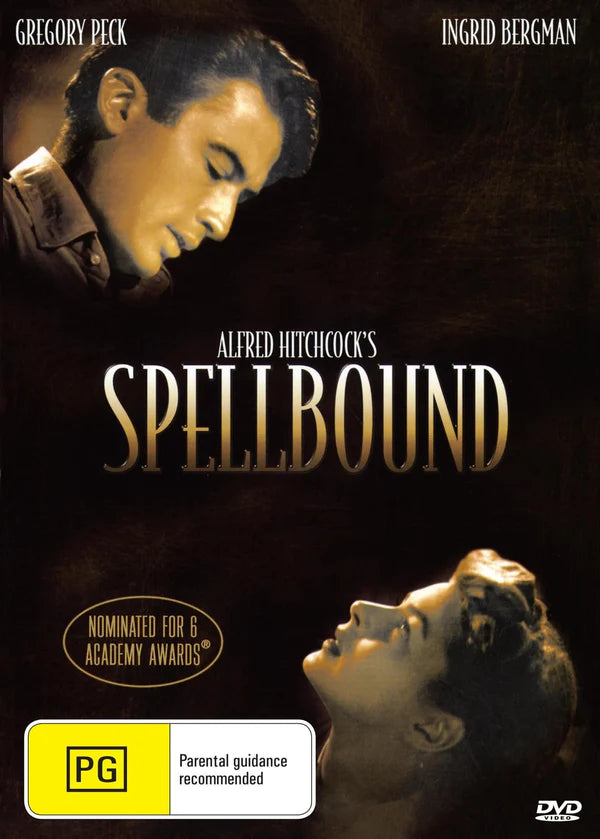 Spellbound on DVD, Mystery, Ingrid Bergman, Gregory Peck