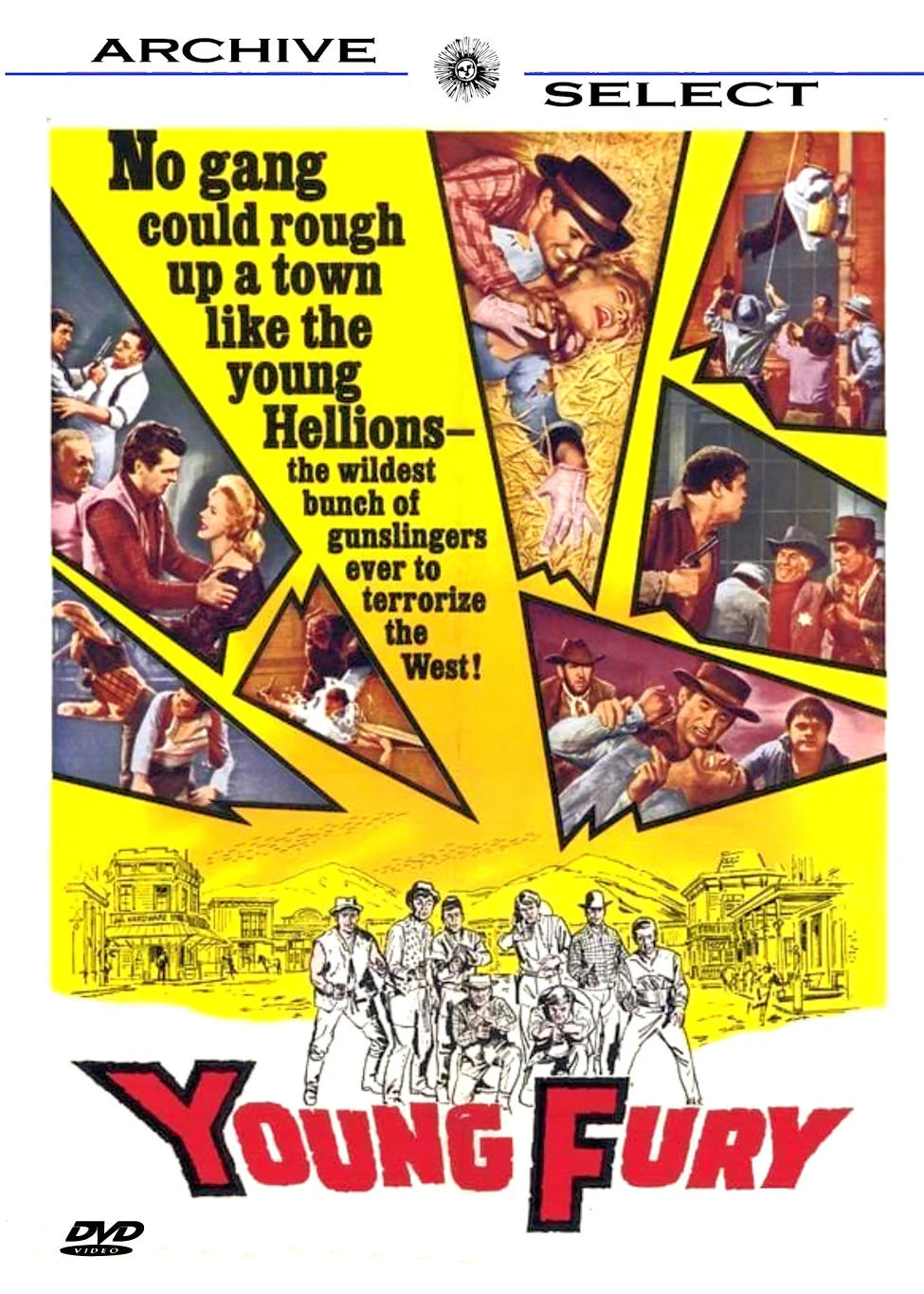 Young Fury on DVD, Western, Rory Calhoun, Virginia Mayo