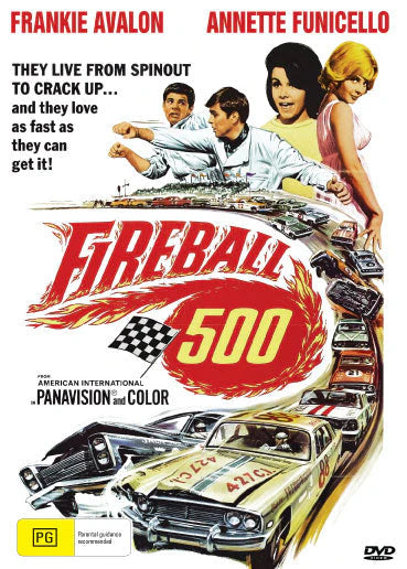 Fireball 500 on DVD, Drama, Frankie Avalon, Annette Funicello $9.99