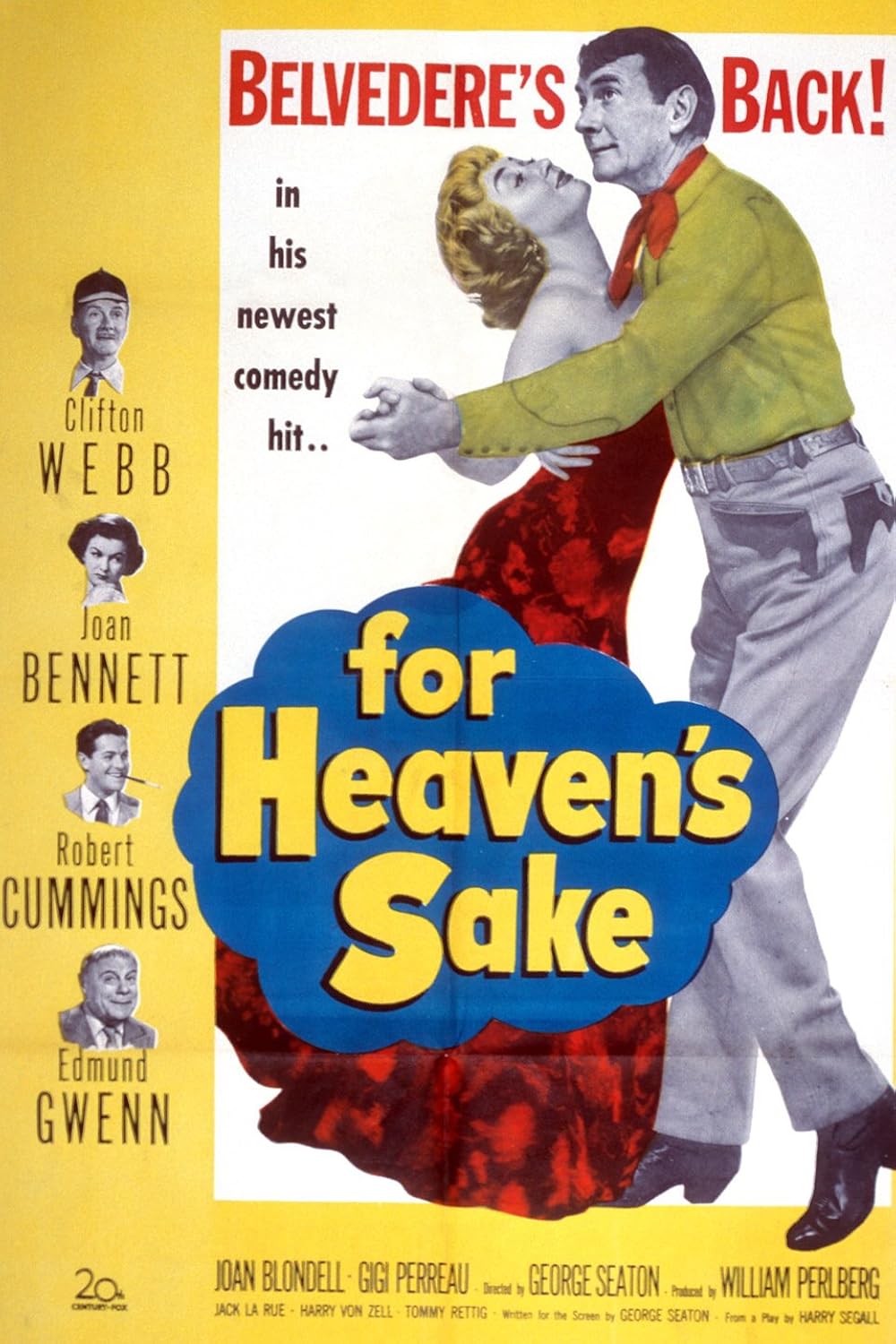 For Heaven's Sake 1950 on DVD Movie $9.99