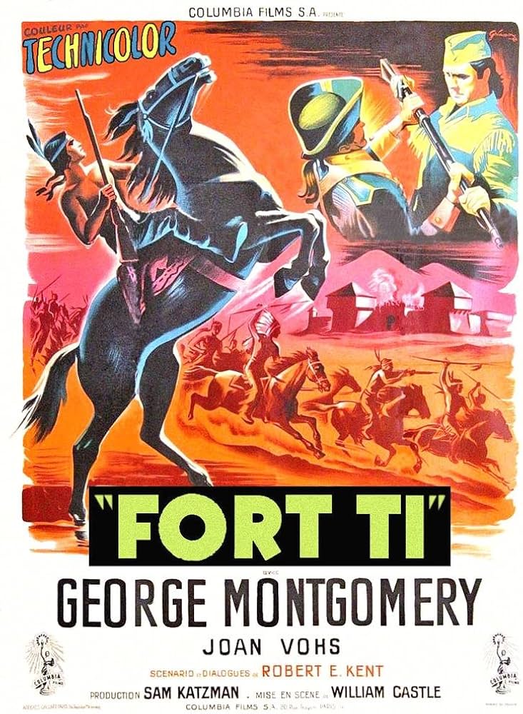Fort Ti on DVD, War, George Montgomery, Joan Vohs $9.99