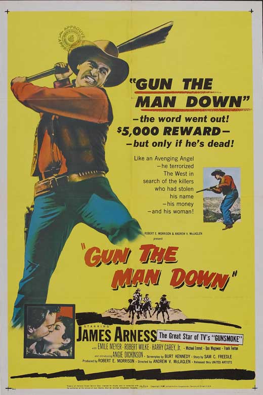 Gun the Man Down (1956) Movie on DVD $9.99