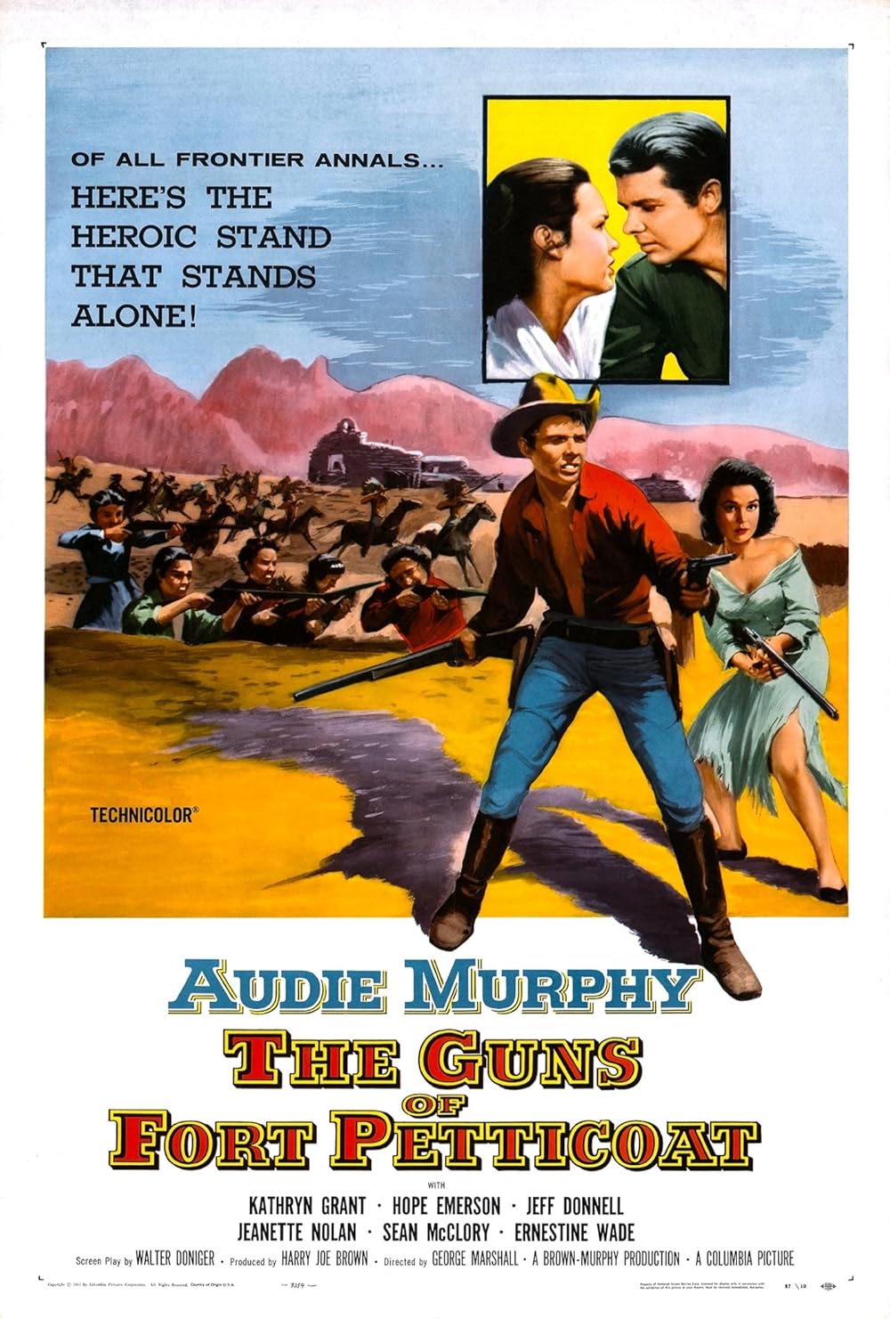 The Guns of Fort Petticoat (1957) Movie on DVD $9.99