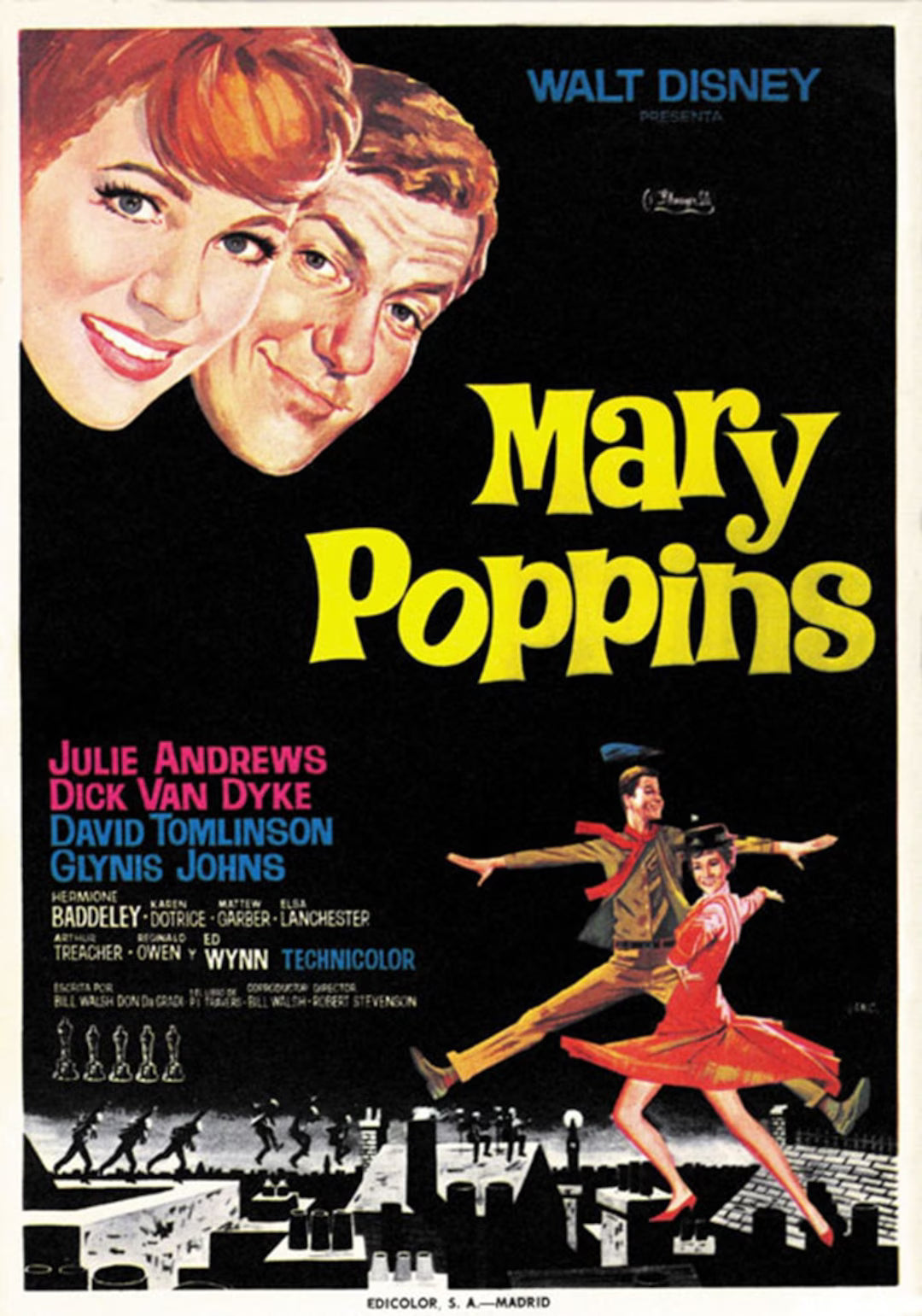 Mary Poppins Movie on DVD (1964)