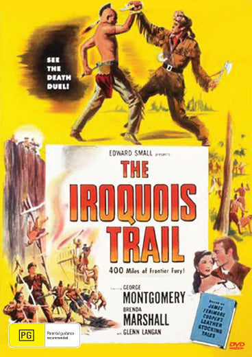 The Iroquois Trail on DVD, Western, George Montgomery, Brenda Marshall