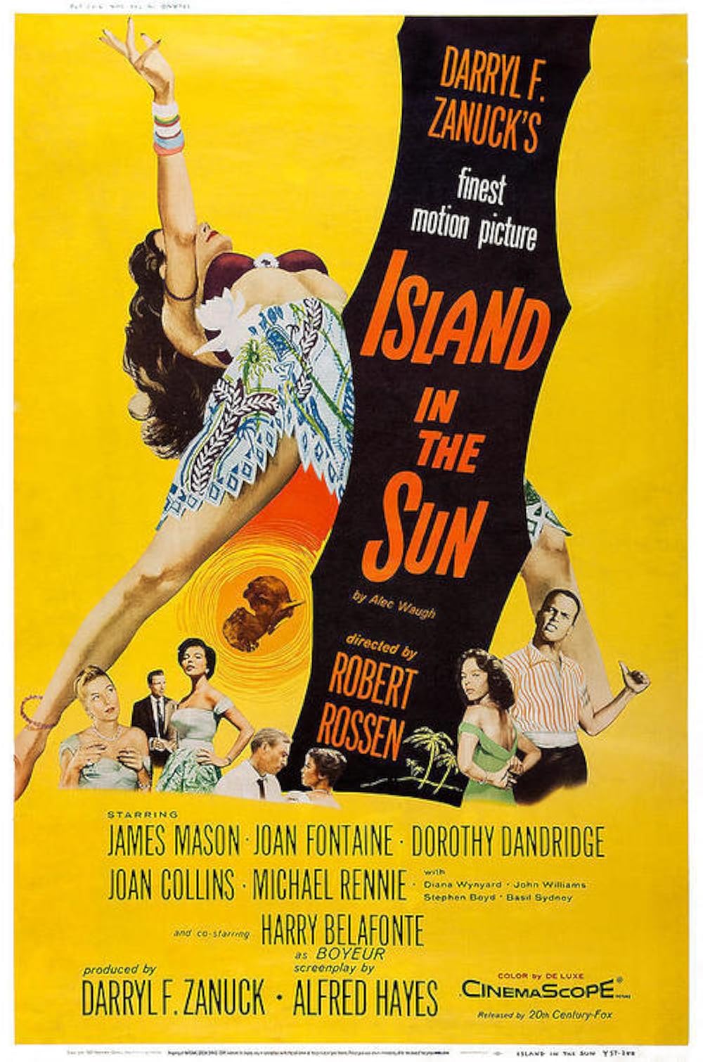 Island In The Sun on DVD, Drama, James Mason, Joan Fontaine